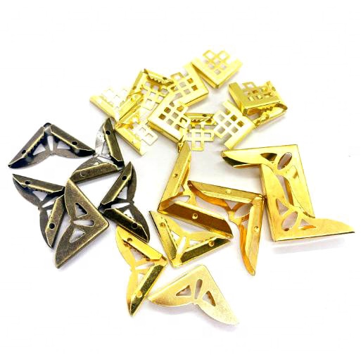 Photo album hardware accessories photo frame Iron triangle corner protector,picture frame jewelry box protective Corner