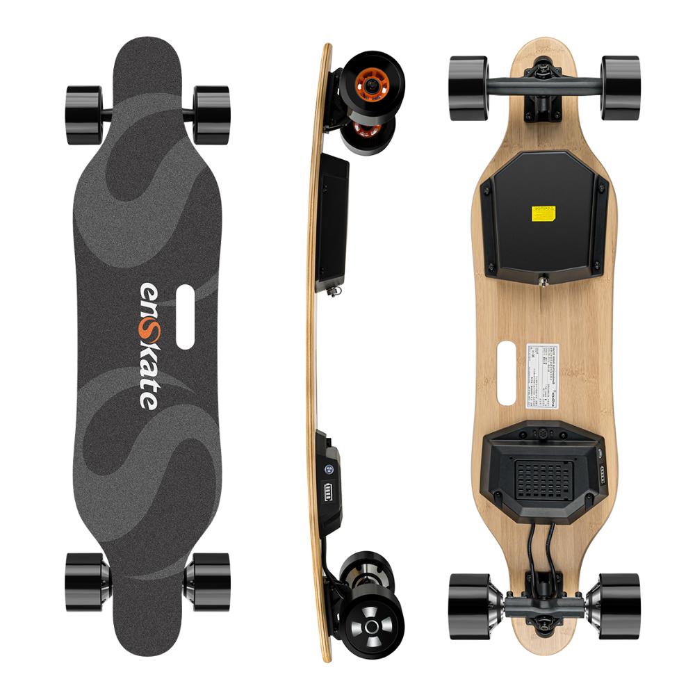 Enskate/Рождественская Большая распродажа, модель Bamboard R2 с двумя ступицами, 900 Вт, максимальная скорость 38 км/ч, 38 км/ч, электронный скейтборд, 2019