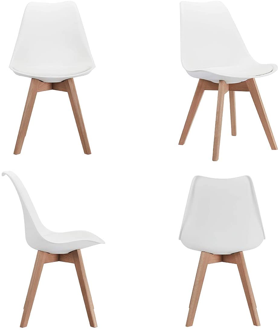 Hot Sale Modern Luxury Nordic Home Kitchen Restaurant Cafe Silla Tulip Replica Dining Plastic Chairs with leather cushion