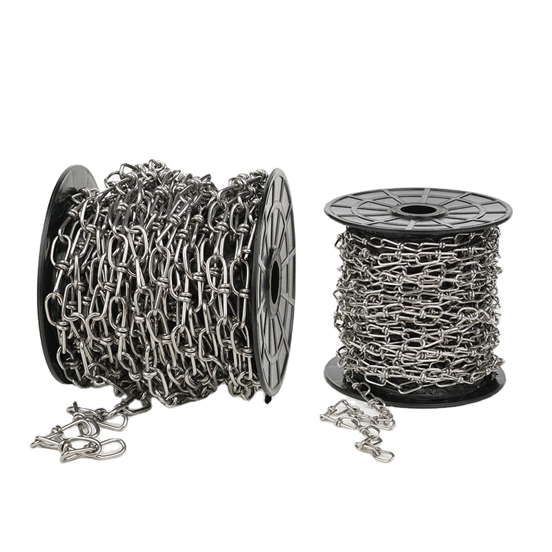 BOHU chain manufacturer customization stainless steel loop chain stainless knotted chains