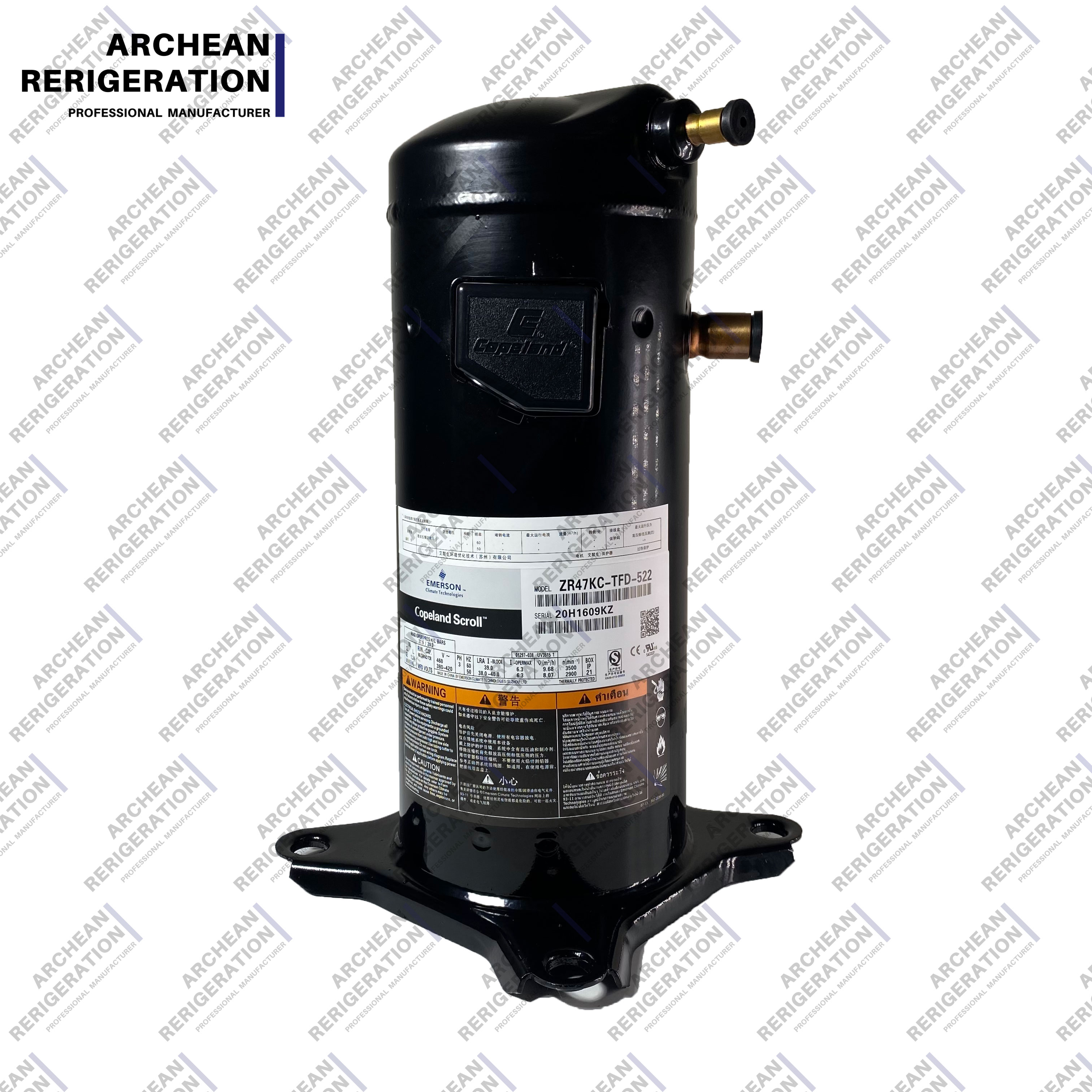 ПРОКРОЛЬНЫЙ КОМПРЕССОР ZR47KC-TFD-522 220V 380V COPELAND