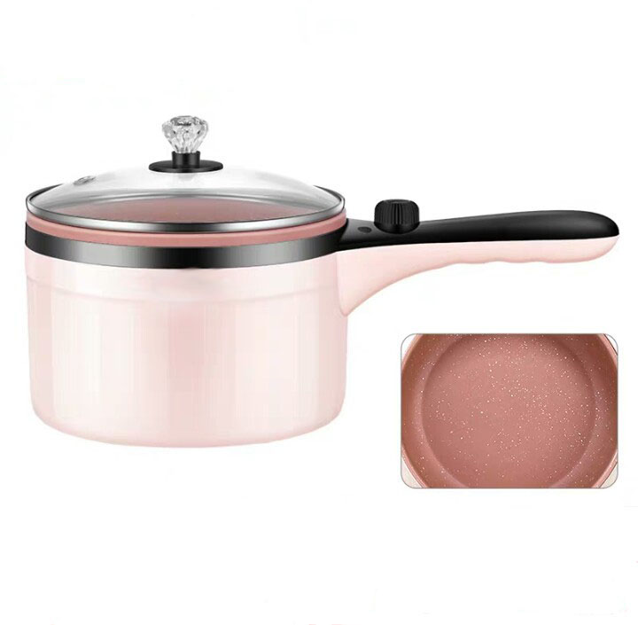 Kitchen cooking round popular portable electric non-stick frying pan