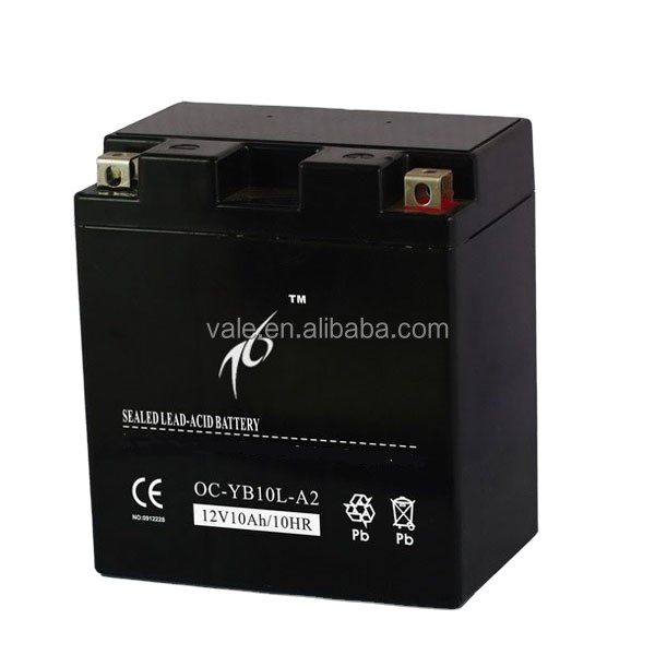 Мотоцикл YB10L-A2 Высокое качество 12v батарея