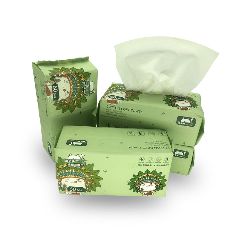disposable face towel wholesale facial cleanig 100% cotton towel