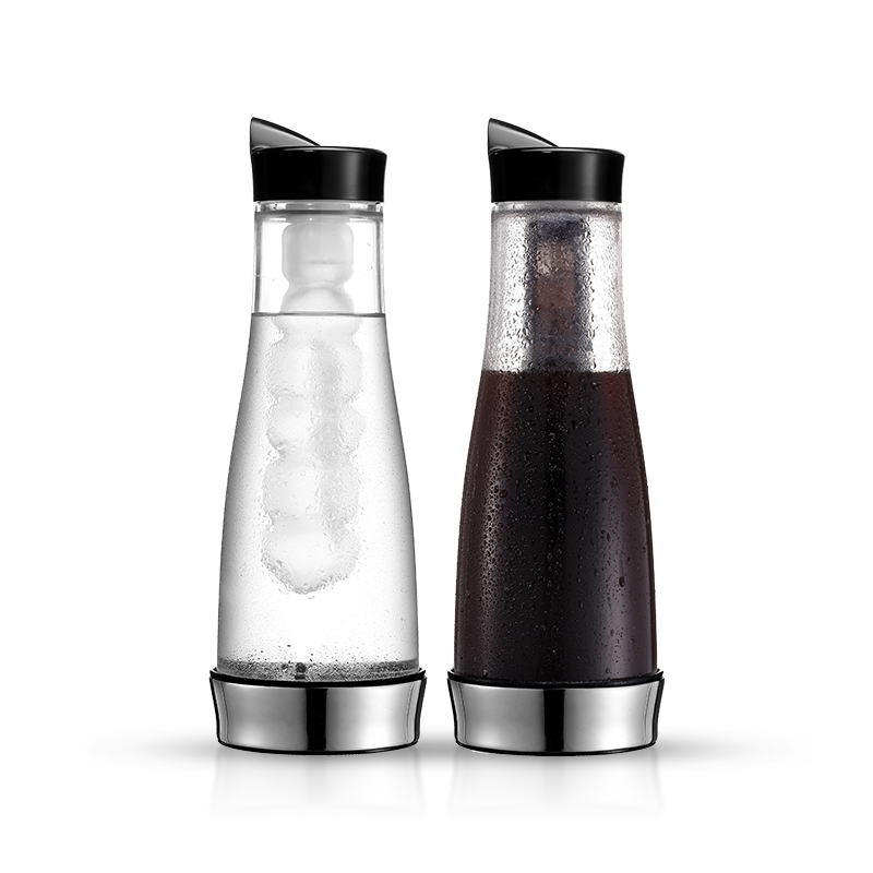 1000ml Hot Sale Drinking jug Set Glass Cooling water Carafe Cold Coffee Brew Dispenser With Infusion filter