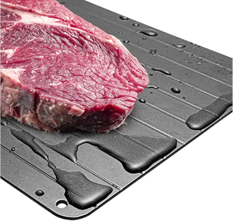 Safe Natural Way And Easy To Use Fast Defrosting Tray Ultimate For Frozen Foods