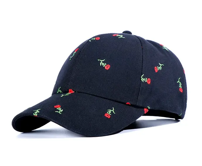 100% cotton twill embroidery curved brim baseball hat