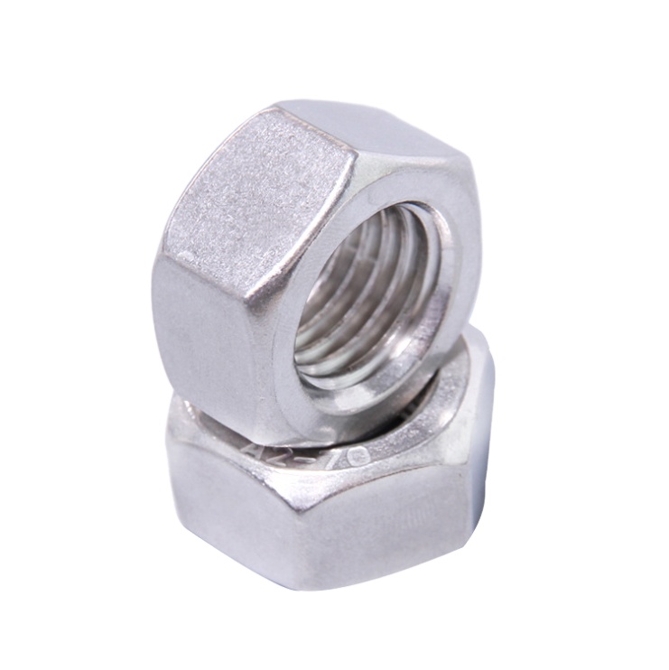 Hot sale 304 stainless steel high quality hexagonal fastening nut