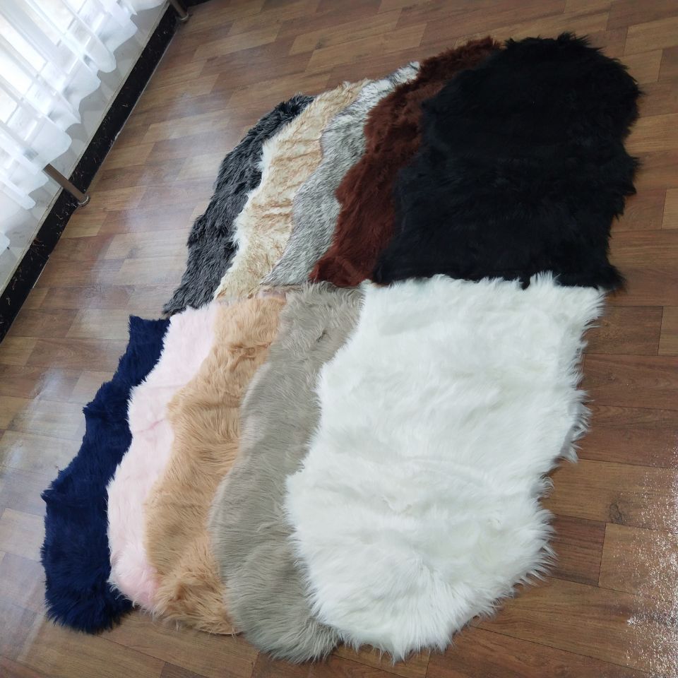 nice looking and effective soft artificial fur Rugs faux sheepskin rugs and carpets