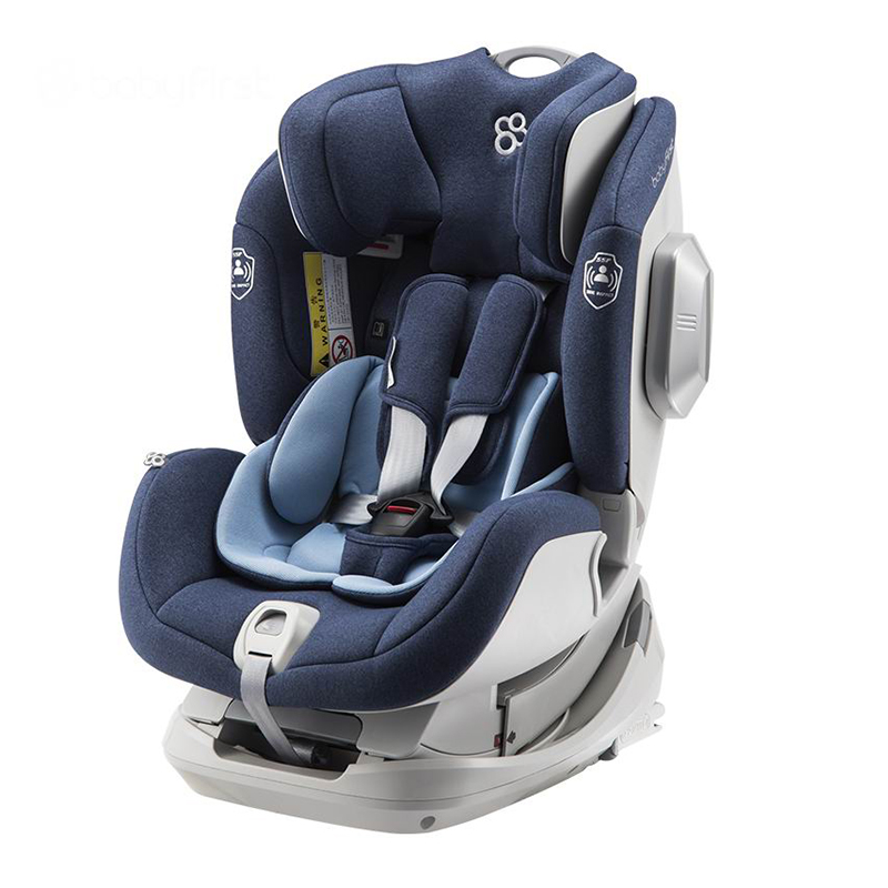 Детские автомобильные сиденья R160A синяя группа 0 + I + II с ISOFIX и верхним тросом