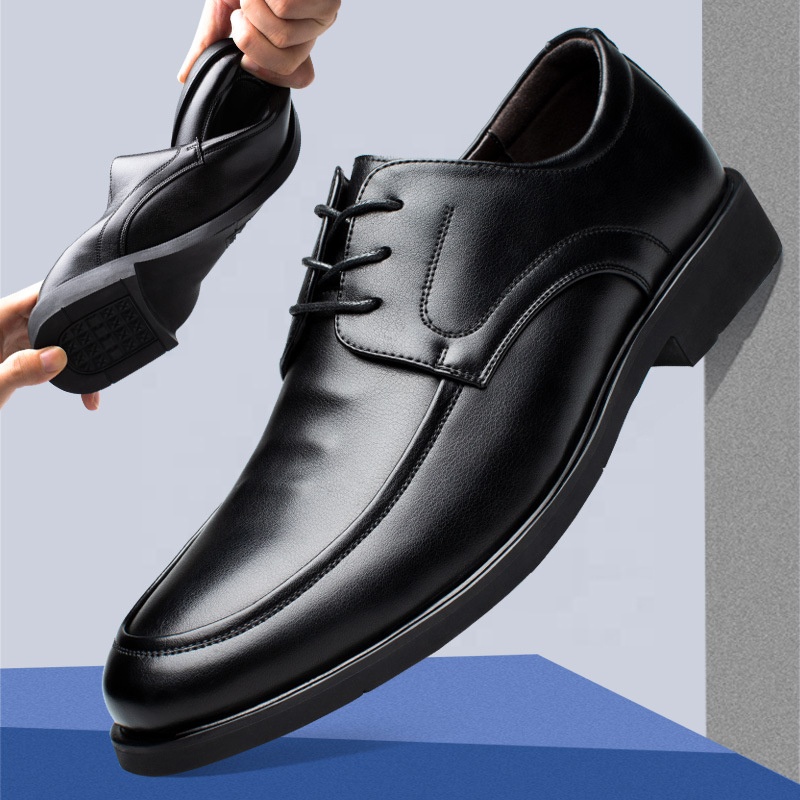 JLF22 Wholesale Man High Quality Soft Genuine Leather Formal Shoes Men