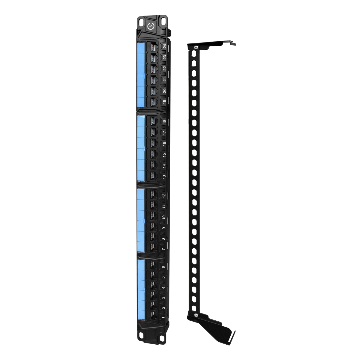 Keystone Jack патч-панель 24 порта 1u 19 дюймов UTP патч-панели Cat6 Cat5e
