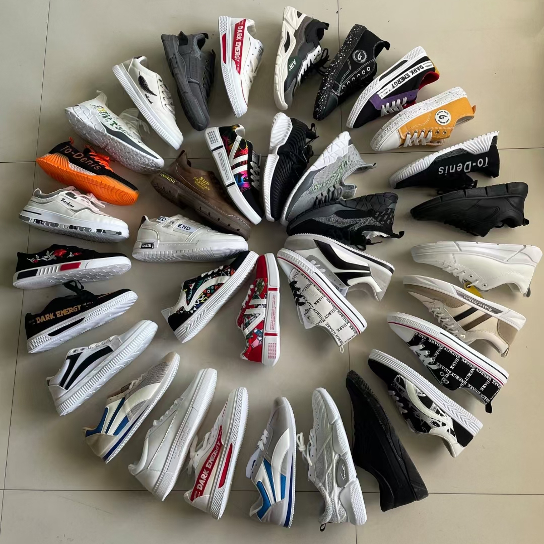 Bulk Wholesale Men Sports Casual Male Sneakers Mixed Type Shoes Stocks Used Man