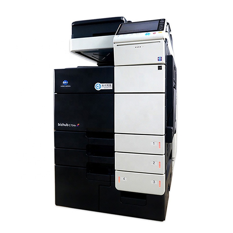 Многоцветный дубликатор для Konica Minolta C754 C754e использованные копиры/фотокопиры цифровая печатная машина