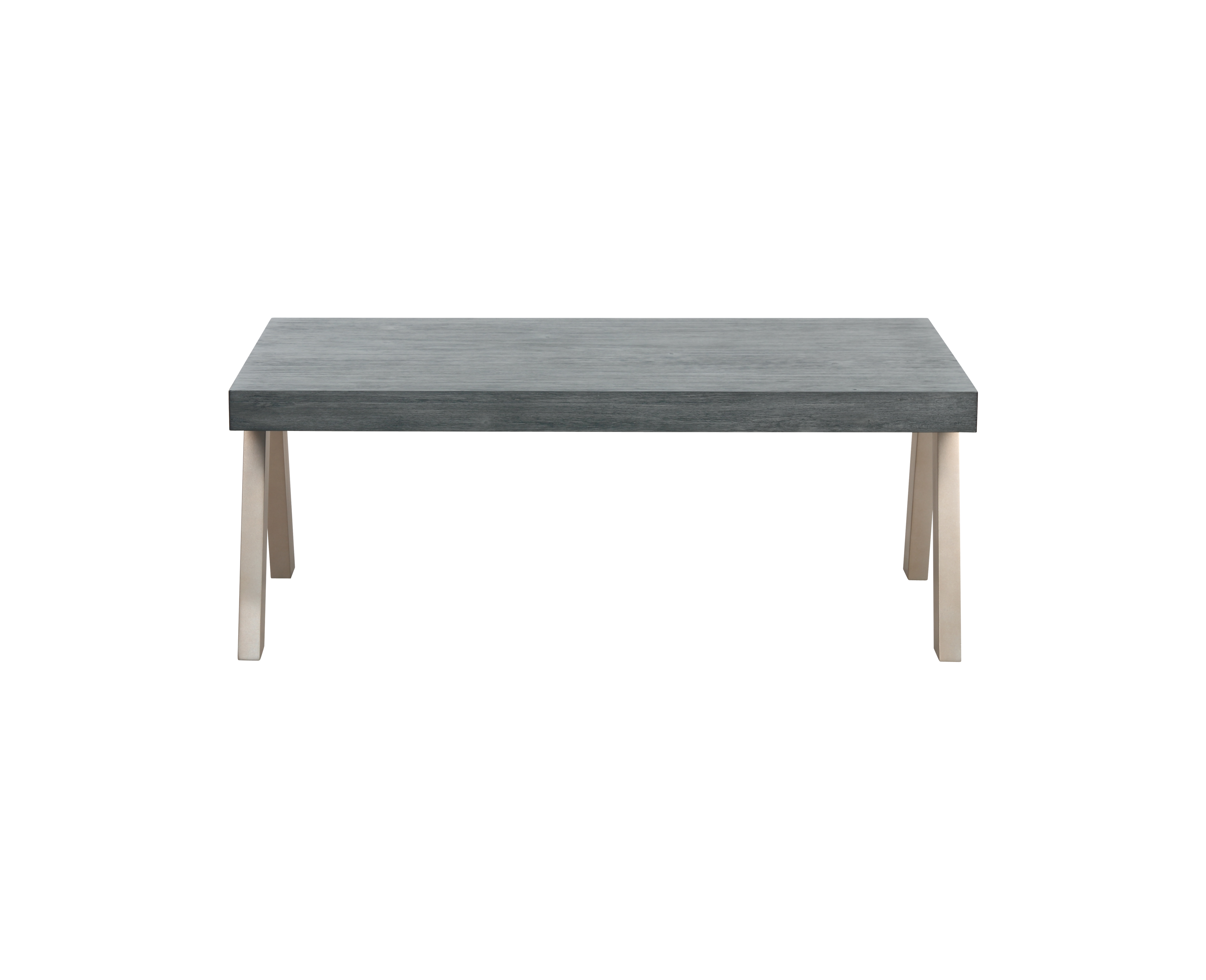 Simple elegant solid wood coffee shop casual coffee table long table home aesthetic cocktail table