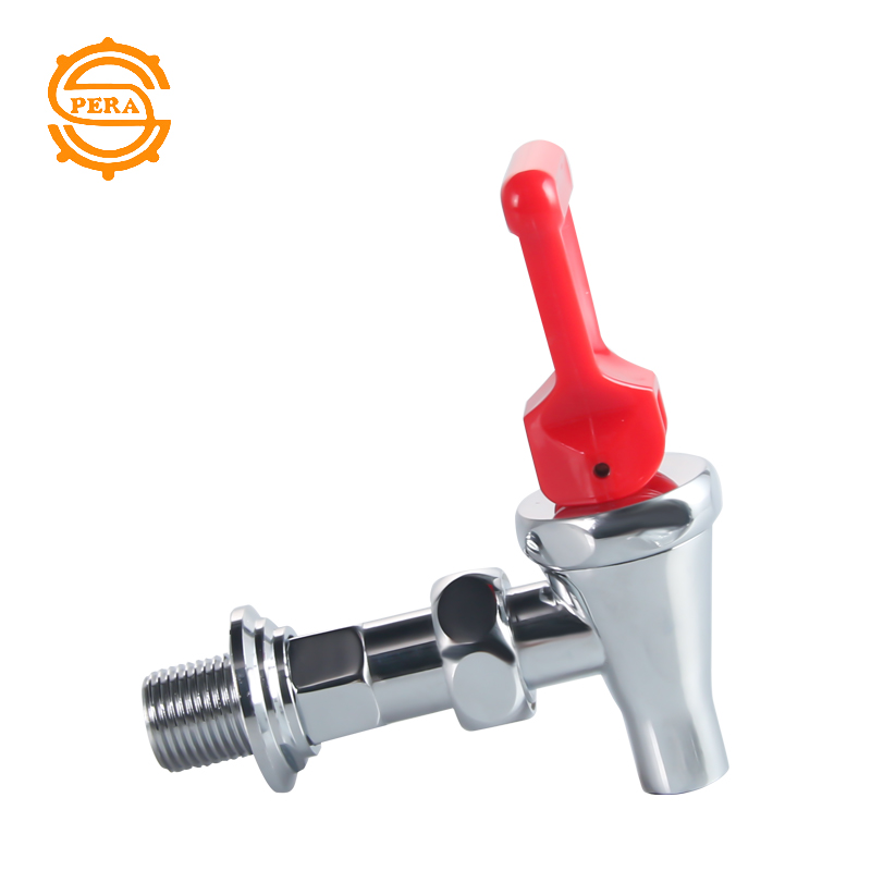 China hot water SS304 red taps beer taps