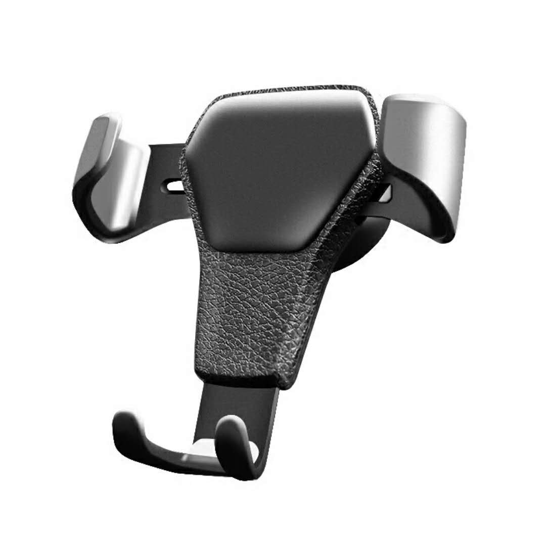 YC02 new gravity mobile phone holder can rotate 360 degrees, car universal mobile phone holder, leather texture