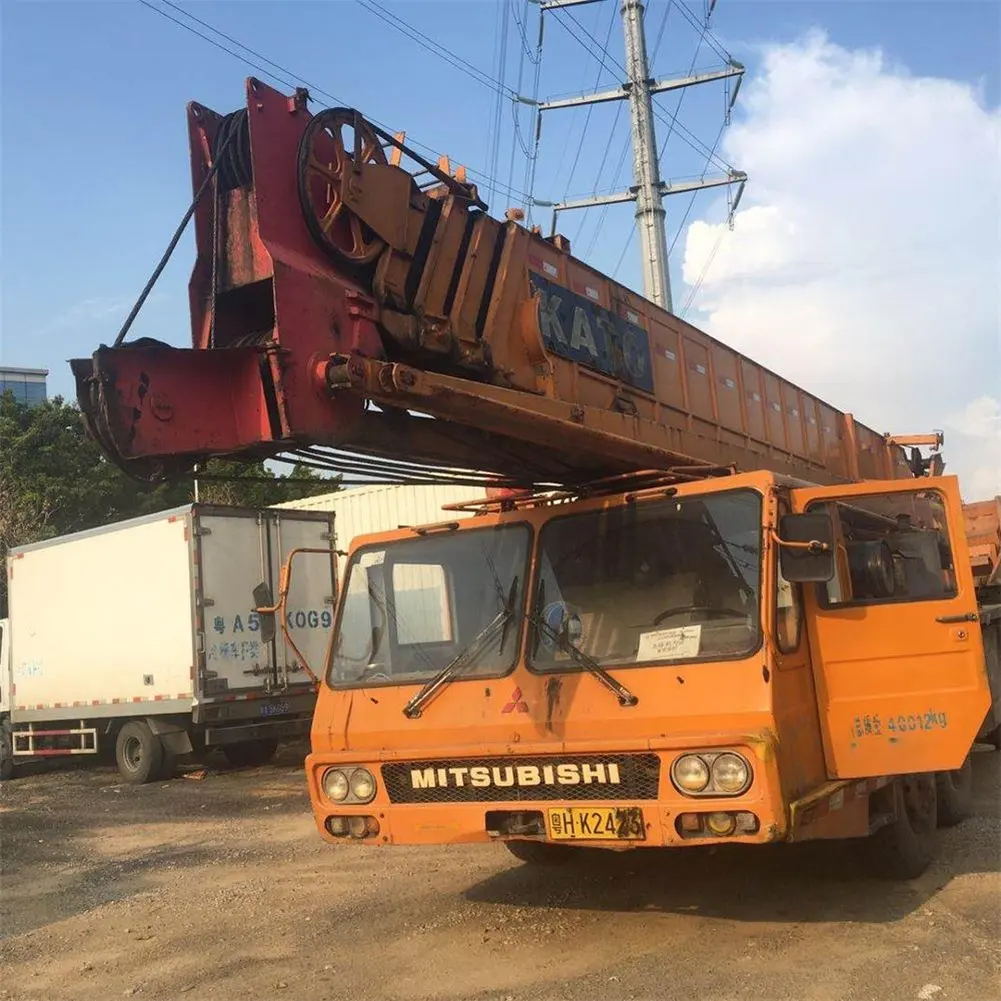 25ton original japan kato nk-250 used truck crane sale in china