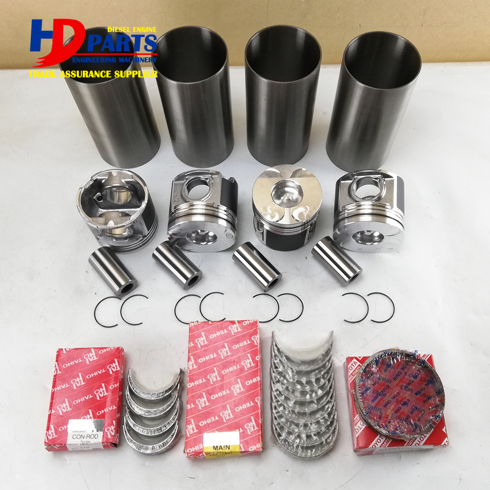 Bushing Bearing Piston Cylinder Liner Ring Repair Kit For 2KD Diesel Engine Overhaul Kit