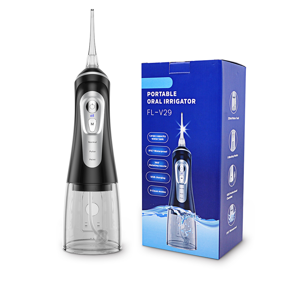 IPX7 Waterproof Cordless Electric Oral Irrigator Dental Water Flosser For Teeth Whitening