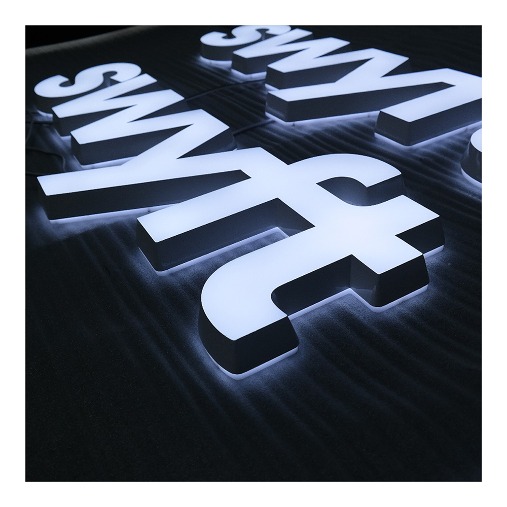 Custom sign letter led 3D company signs office signs Mini Acrylic For Company LOGO Signage Billboard