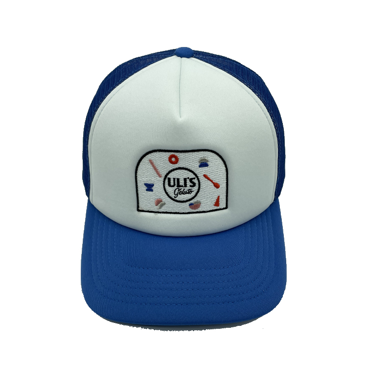 Cotton Embroidery Logo Foam Trucker Hat Vintage Custom Printing Two Tone Men Women 5 Panel Mesh Basketball Sport Caps