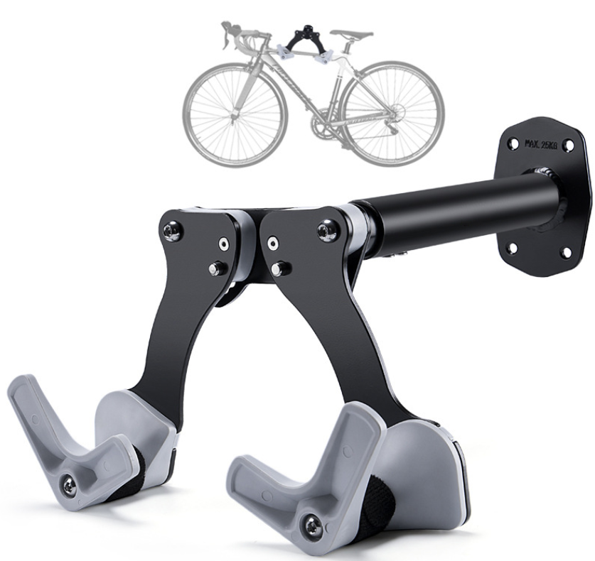 Bike Rack Hooks Wall Foldable Mounted Adjustable Bike Storage Rack Holder