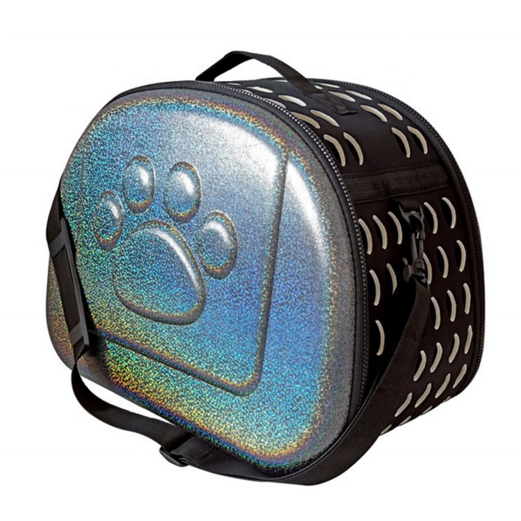 Cheap Laser Color Cool Foldable EVA Pet Cages Carriers Waterproof Pet Dog Pack Travel Carry Handbag Cats Bag