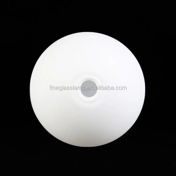 White Frosted G9 Borosilicate Glass Globe Lamp Shade with Internal Thread
