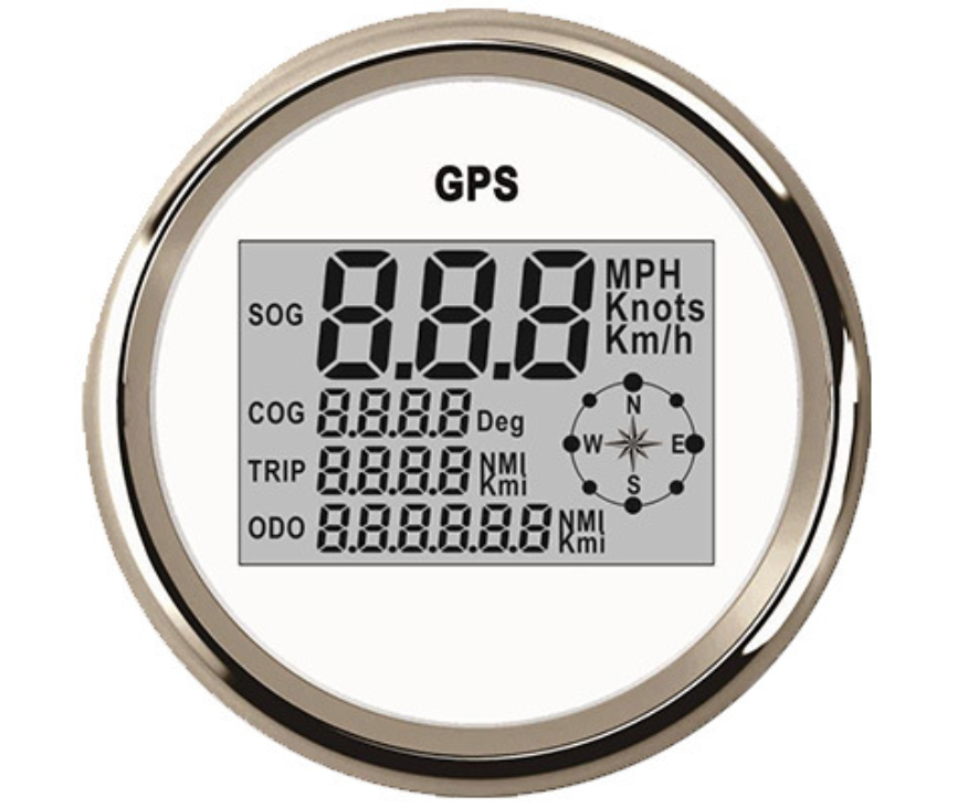 Цифровой GPS аналоговый Спидометр 85 мм для автомобиля