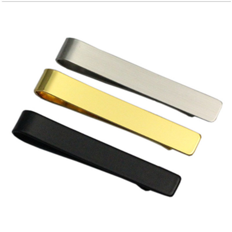 Manufacturer custom stainless steel tie clip set metal bow men tie clip