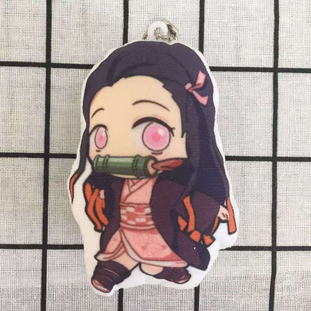 Custom Soft Creative Gift Anime Mini Cute Dakimakura Plushie Pillow Keychain