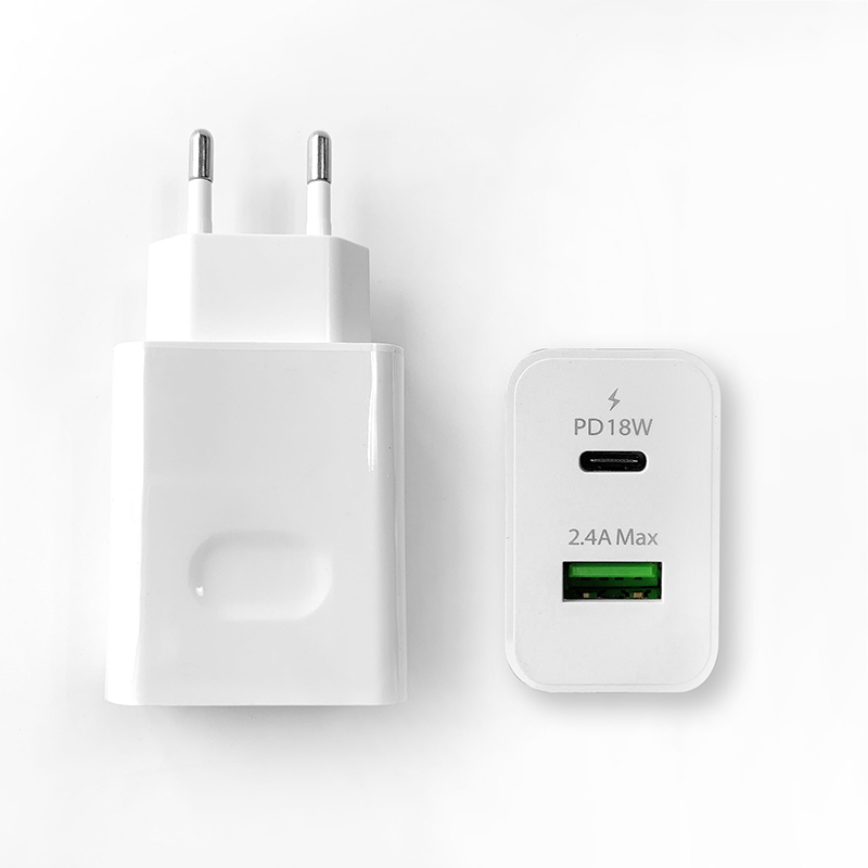 Новое поступление 18 Вт PD зарядное устройство для телефона 2 Usb зарядное устройство EU US USB настенное зарядное устройство для мобильного телефона планшета MP3 GPS