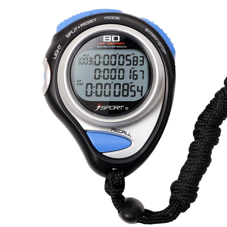 Digital Stopwatch Timer Multifunction Portable Outdoor Sports Running Training Timer Chronograph Stop Watch