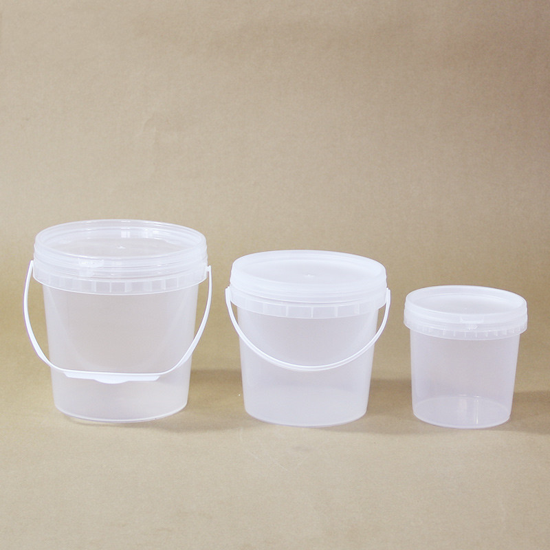 5L Food Grade PP Pail Plastic Sauce Storage Bucket For Black Pepper Chili Package