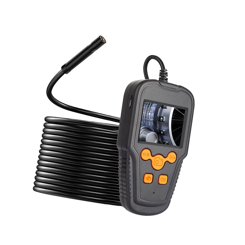 2.4 inch Monitor 1080P HD 3.9mm lens 70 degree 10M wire portable industrial inspection endoscope camera