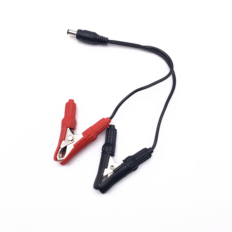 Connected Piercing Pin Test Clip Copper Alligator Clip Black Red PVC Color Pure Material