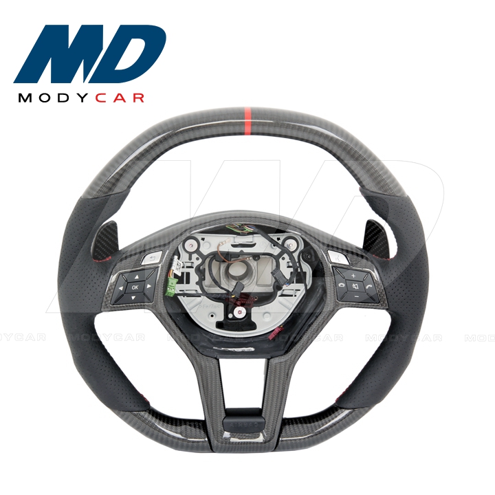 Рулевое колесо Modycar из углеродного волокна для MERCEDES BENZ A-Class C-Class E-Class Cla-Class W176 W205 W117 W212