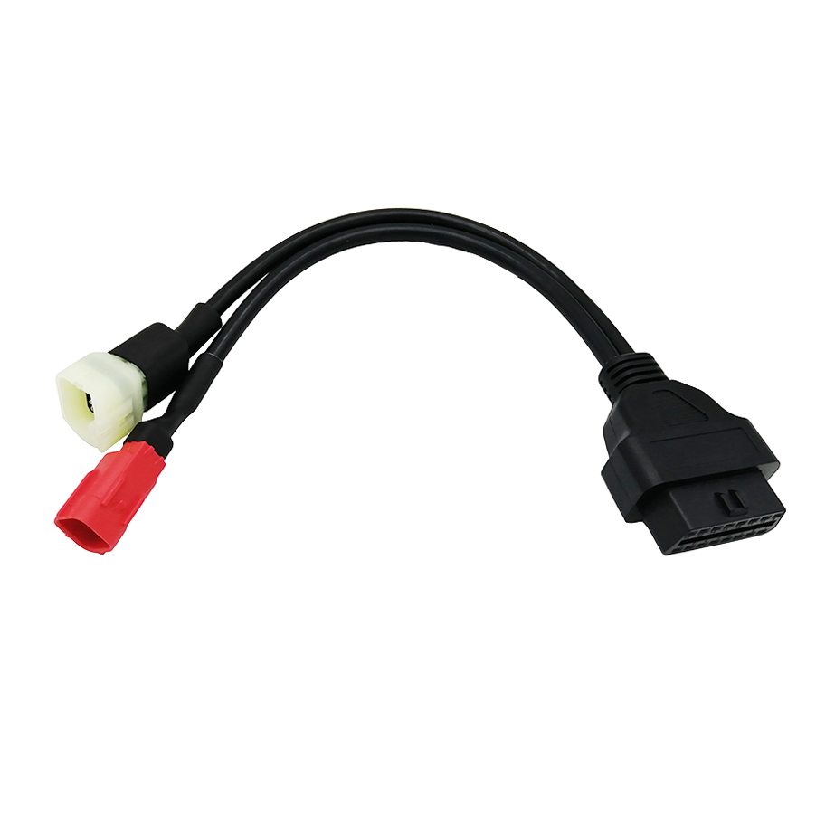 OBD2 16pin гнездовой разъем для оптический Кливер Sumitomo 6 pin типа «папа» герметичный авто разъемы Y сплиттер диагностического инструмента мотоцикла OBD2 кабель