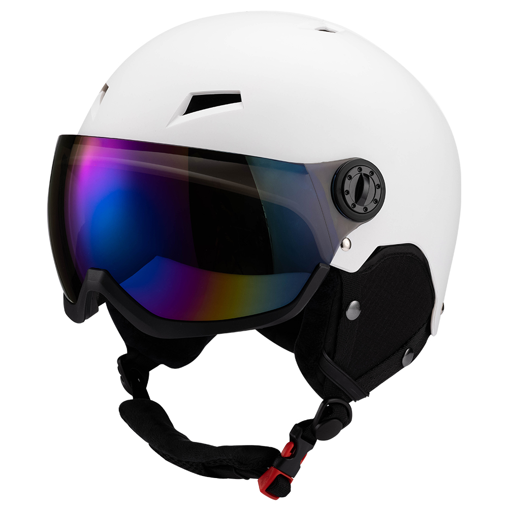 High Quality ABS Ski Helmet With Visor Winter Sports Ski Helmet Designed For Skiing Snow Helmet