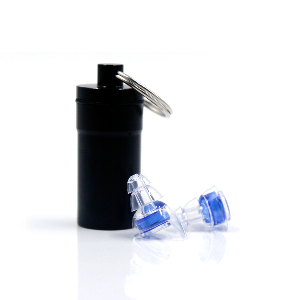 High fidelity reusable hearing protection Silicon Musician Filter Earplug for Ear Protection