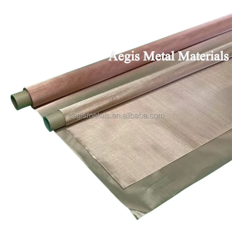 EMI EMF RFI RF shielding screen pure copper 200 250 350 mesh copper infused fabric/metal woven mesh