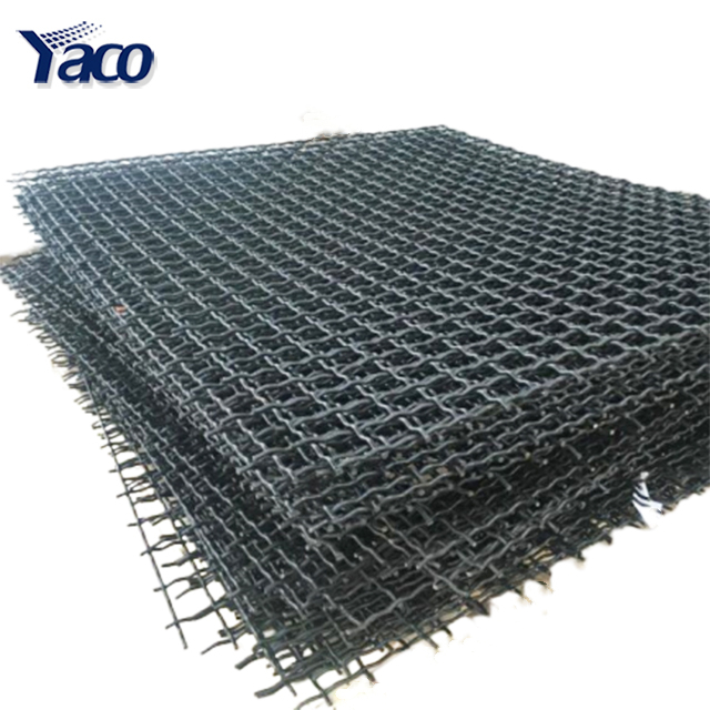 Spring wire crimped mesh heavy industrial sand hooked vibrating sieve crusher stone rock coal gold mine quarry screen separator