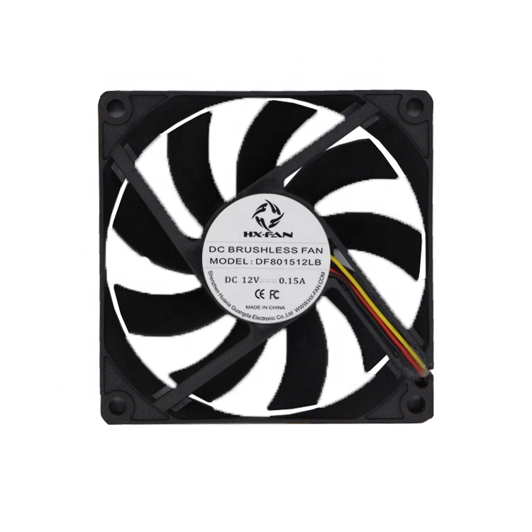 Industrial Fan DF801512LB 12V Axial Cooling Fan For CPU Dissipates Heat