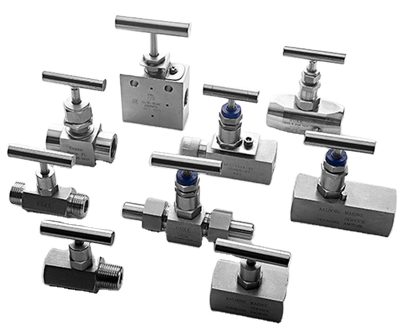 Oil and Gas Stainless Steel Needle Valve 1/2" NPT Female Male Thread SS316L 10000PSI