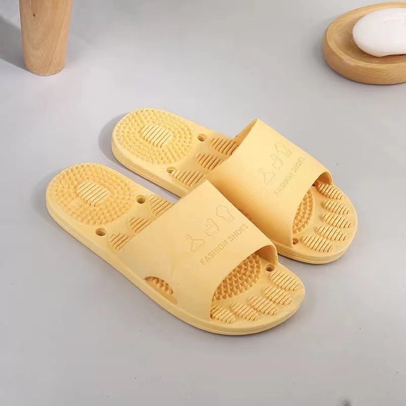 2024 Unisex Home Massage Slippers with Soft Summer Sole Indoor Outward Wearing Foot Massage Shoes Men Women Pain Relief Features