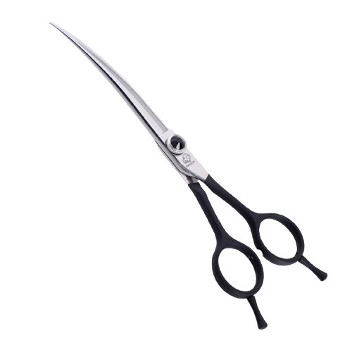 Multicolor Pet 6.5 inch Curved Dog Grooming Scissors Professional Pet Grooming Scissors
