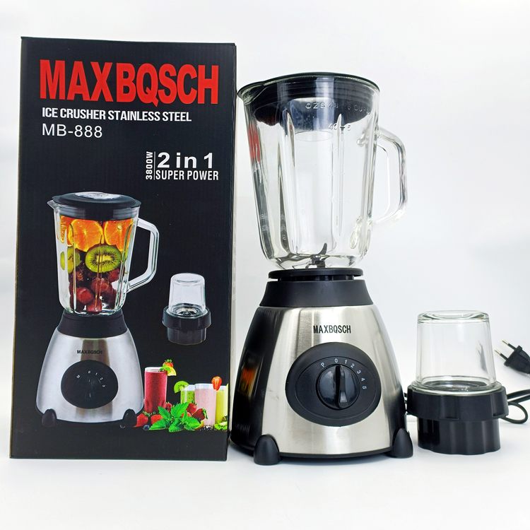 Maxbqsch MB-888 3800 W 2in1 соковыжималка кухонная техника 1500 мл стеклянные банки многофункциональный блендер миксер