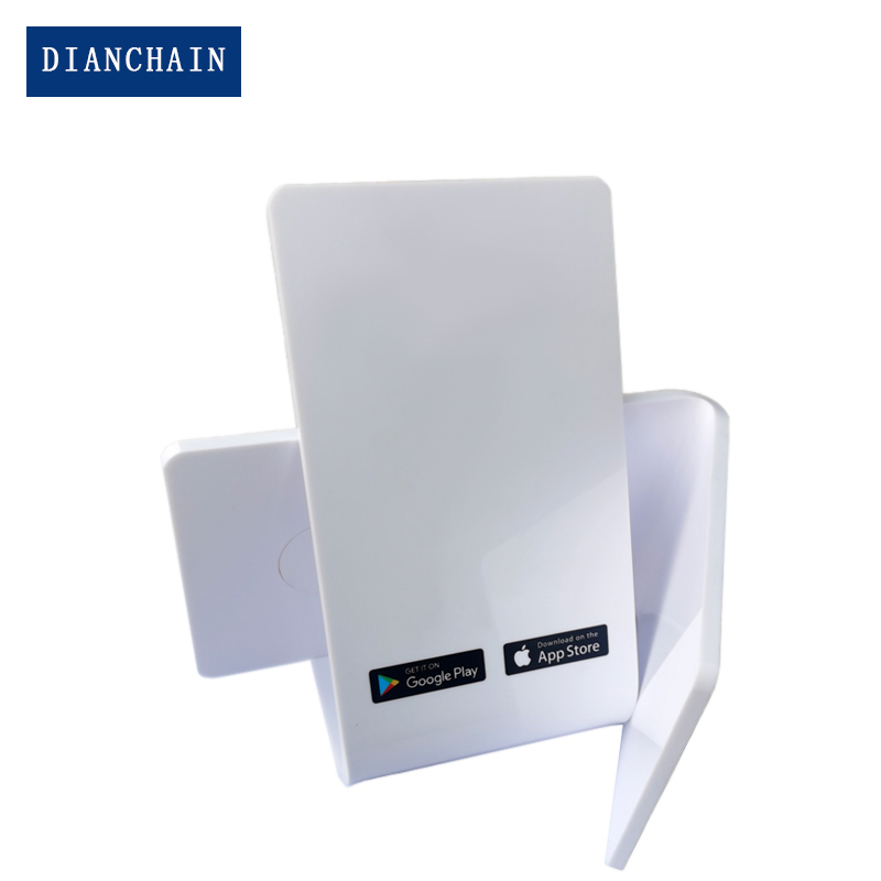 Customizable RFID 13.56MHz NFC Label Waterproof Acylic Payment Card