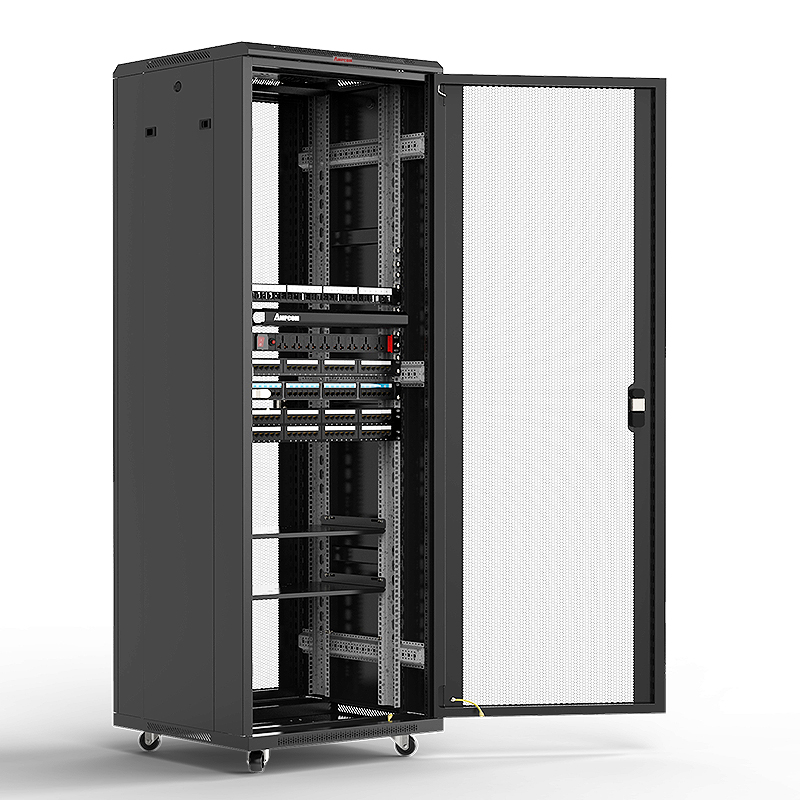 AMPCOM 37U Rack Cabinet Network Panel Server Cabinet for Computer Room Networking Construction